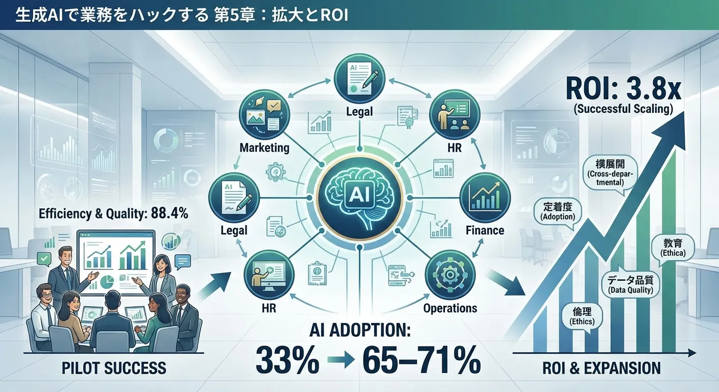 第5章:拡大とROI—組織全体へ波及する価値