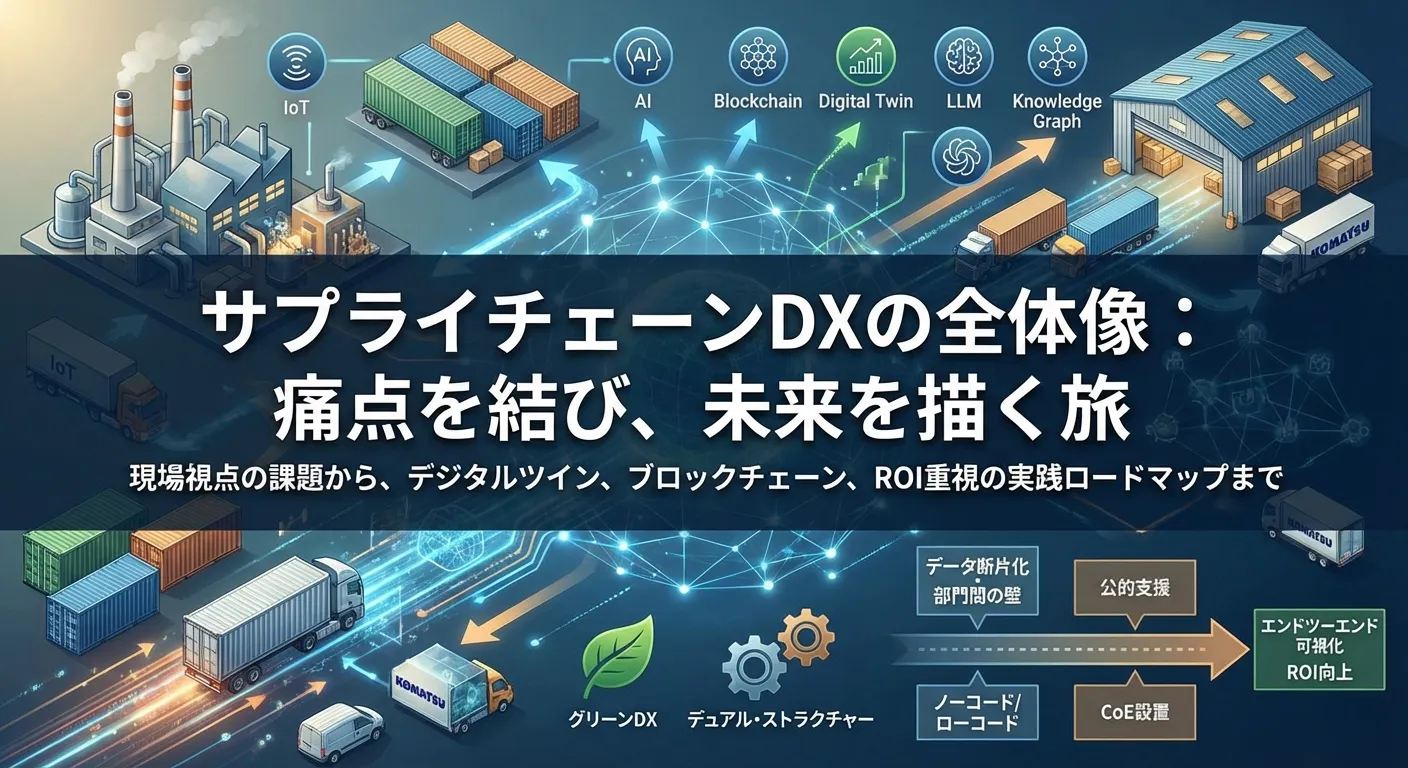 サプライチェーンDXの全体像