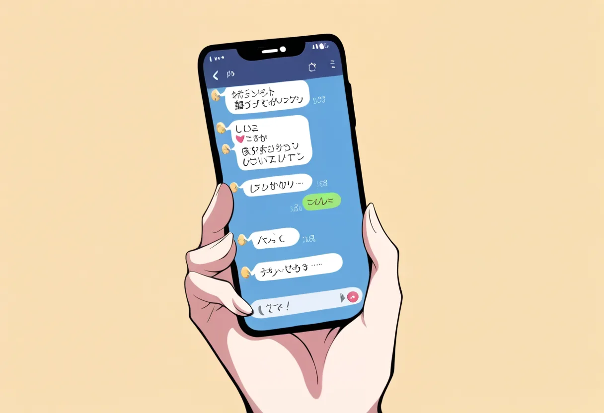 家計相談のプロンプトをAIに貼り付ける様子