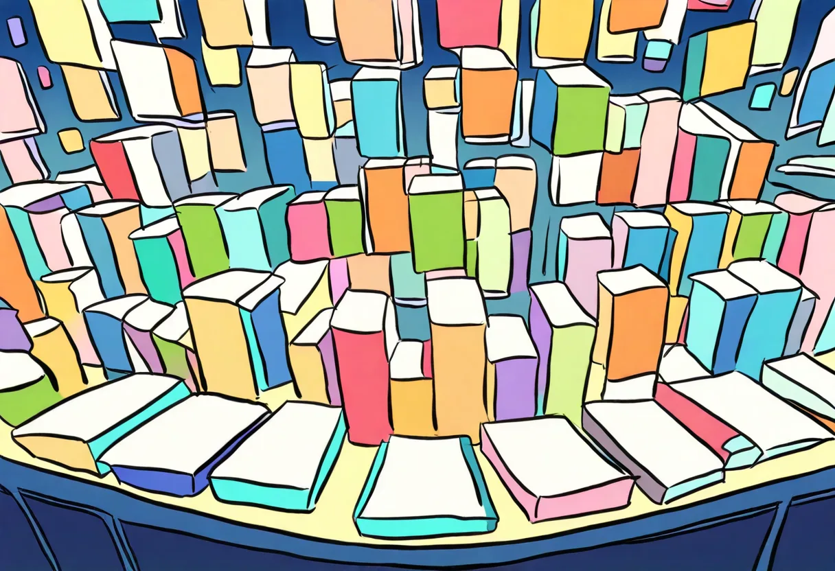 書類を三つの箱に分けて整理する手元